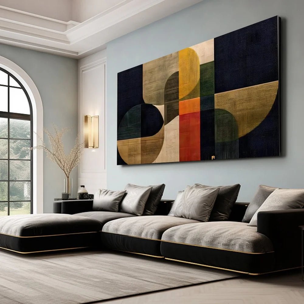 Wabi Sabi Painting "Equilibrio Cromatico" - nukeart