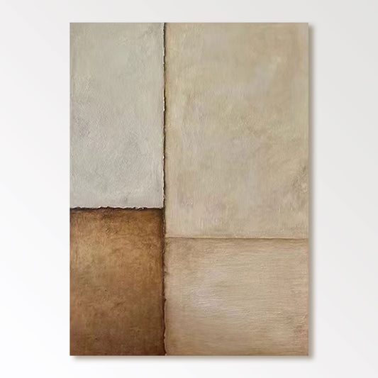 Wabi Sabi Painting Brown&Beige "Temporal Layers"