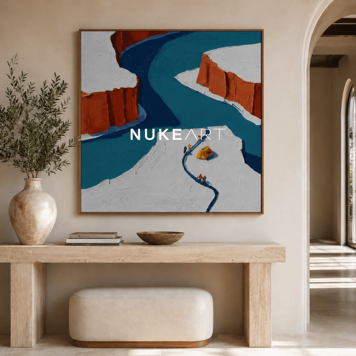 Plaster Painting "Cauce de Luz" - nukeart
