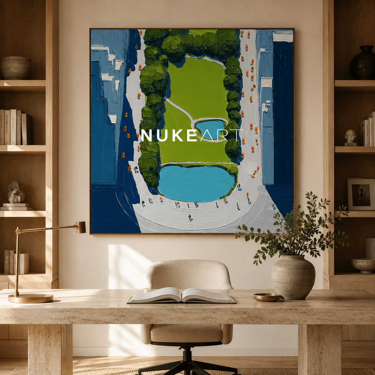 Plaster Painting "Jardín Suspendido" - nukeart