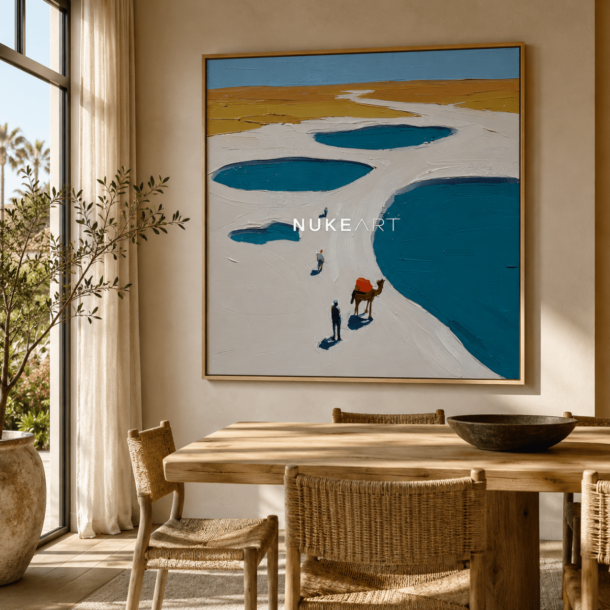 Plaster Painting "Salinas del Silencio" - nukeart