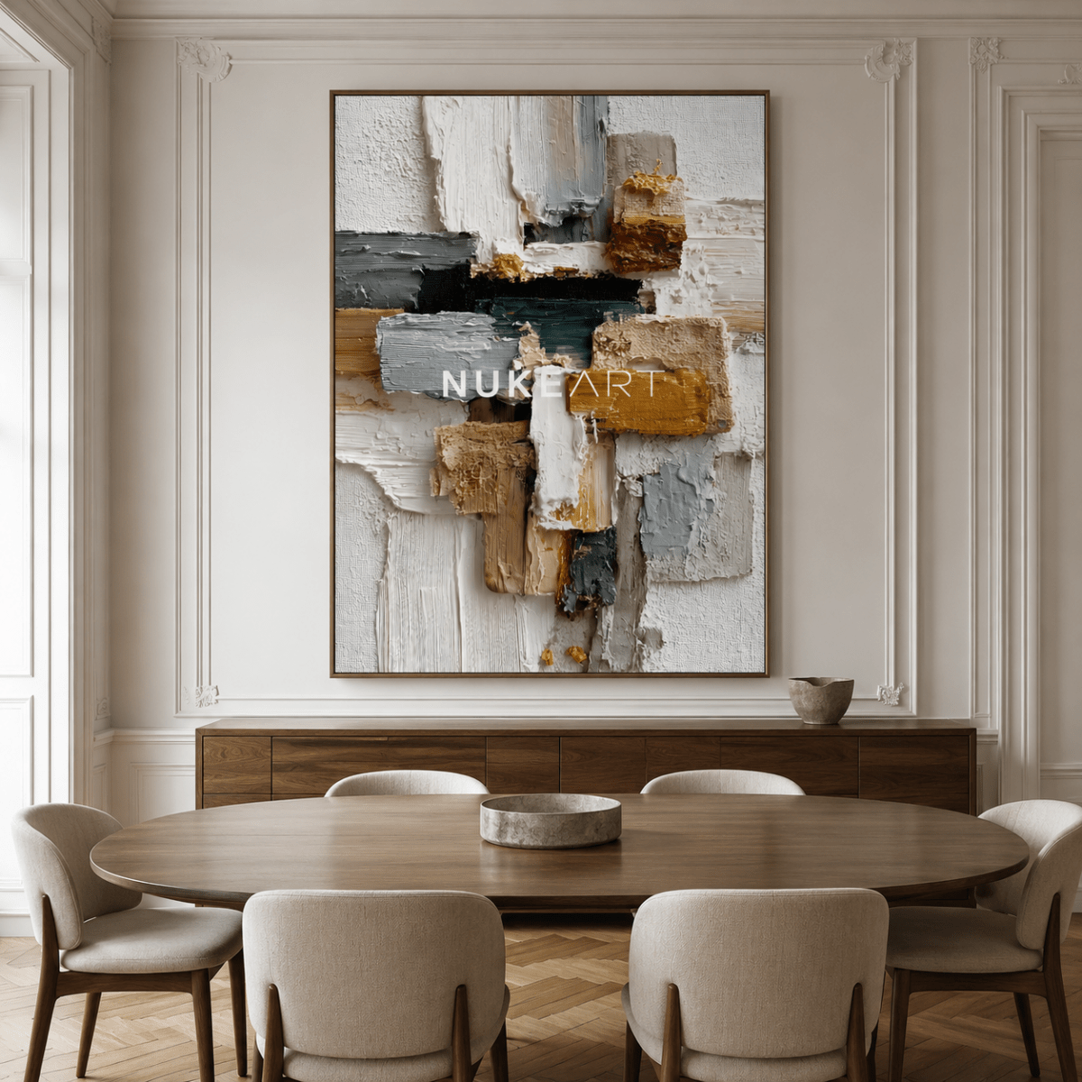 Wabi Sabi Wall Art "Umbral Dorado" - nukeart