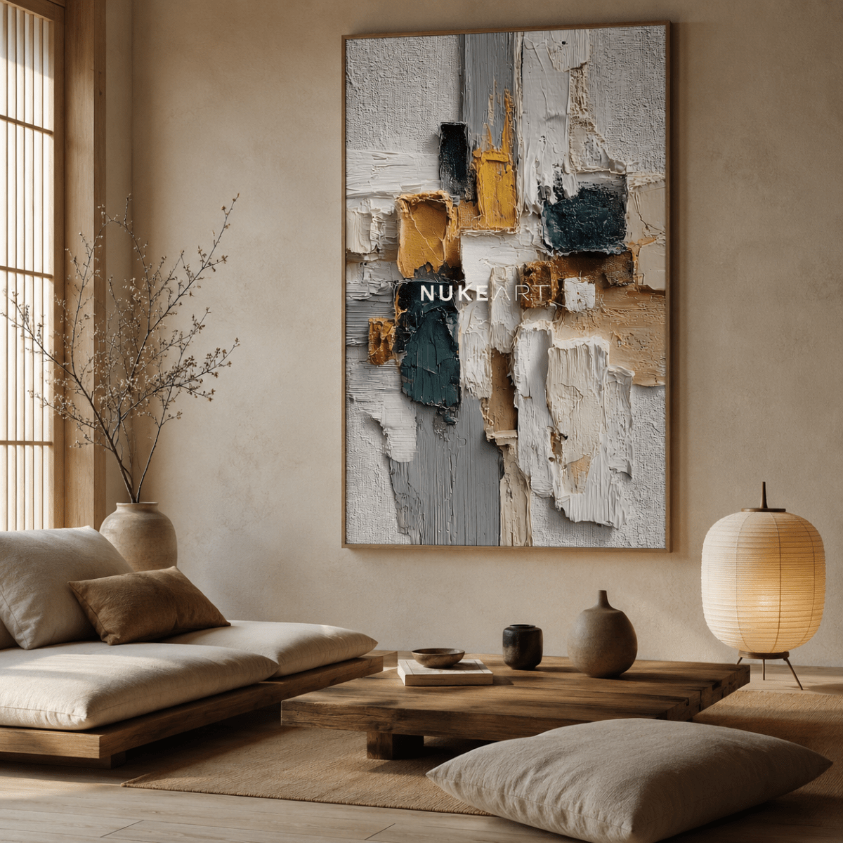 Plaster Painting "Fragmentos Serenos" - nukeart