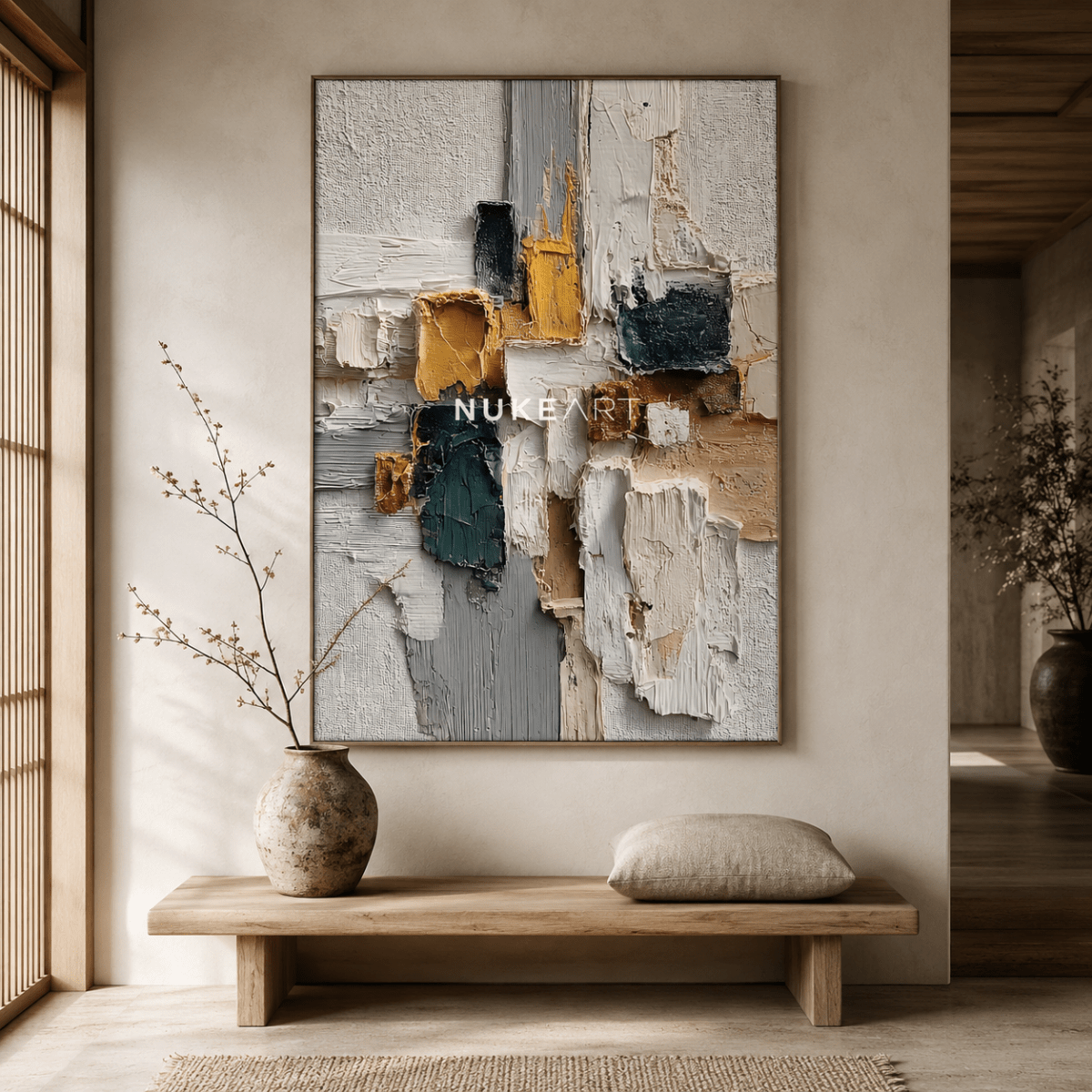 Plaster Painting "Fragmentos Serenos" - nukeart
