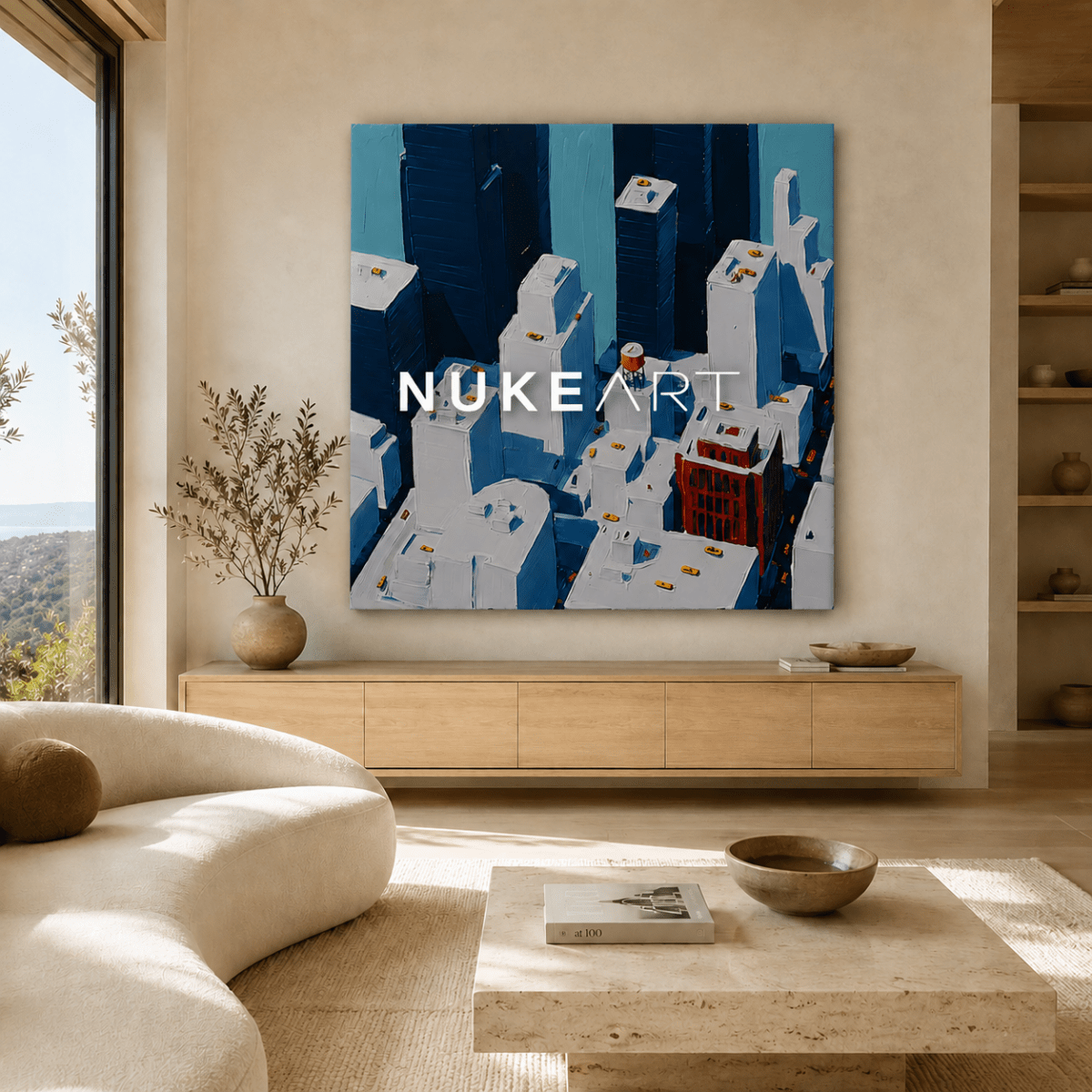Plaster Painting "Altura Serena" - nukeart