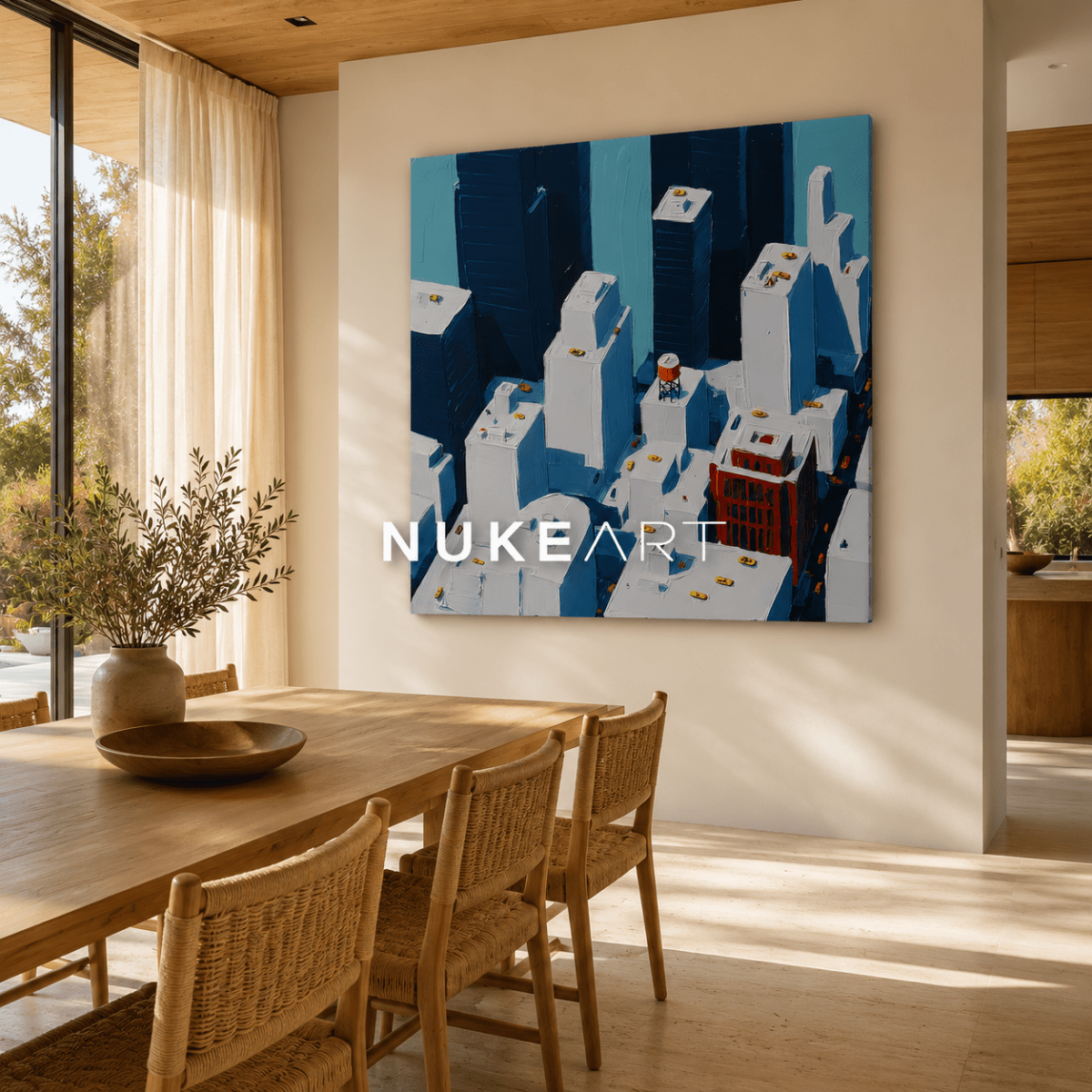 Plaster Painting "Altura Serena" - nukeart