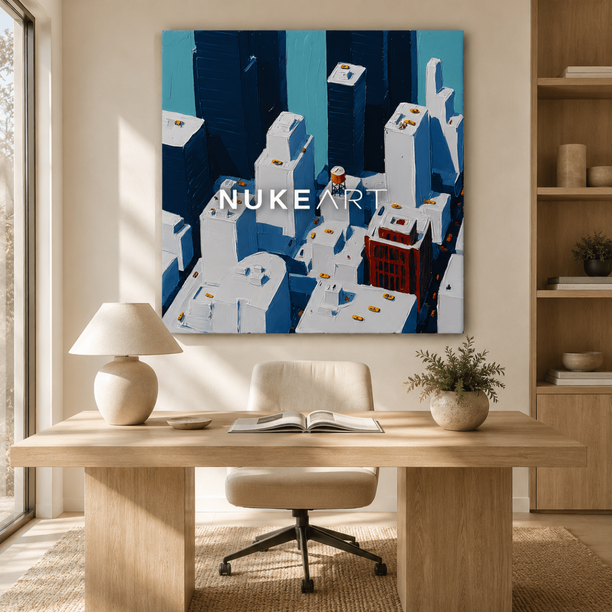 Plaster Painting "Altura Serena" - nukeart