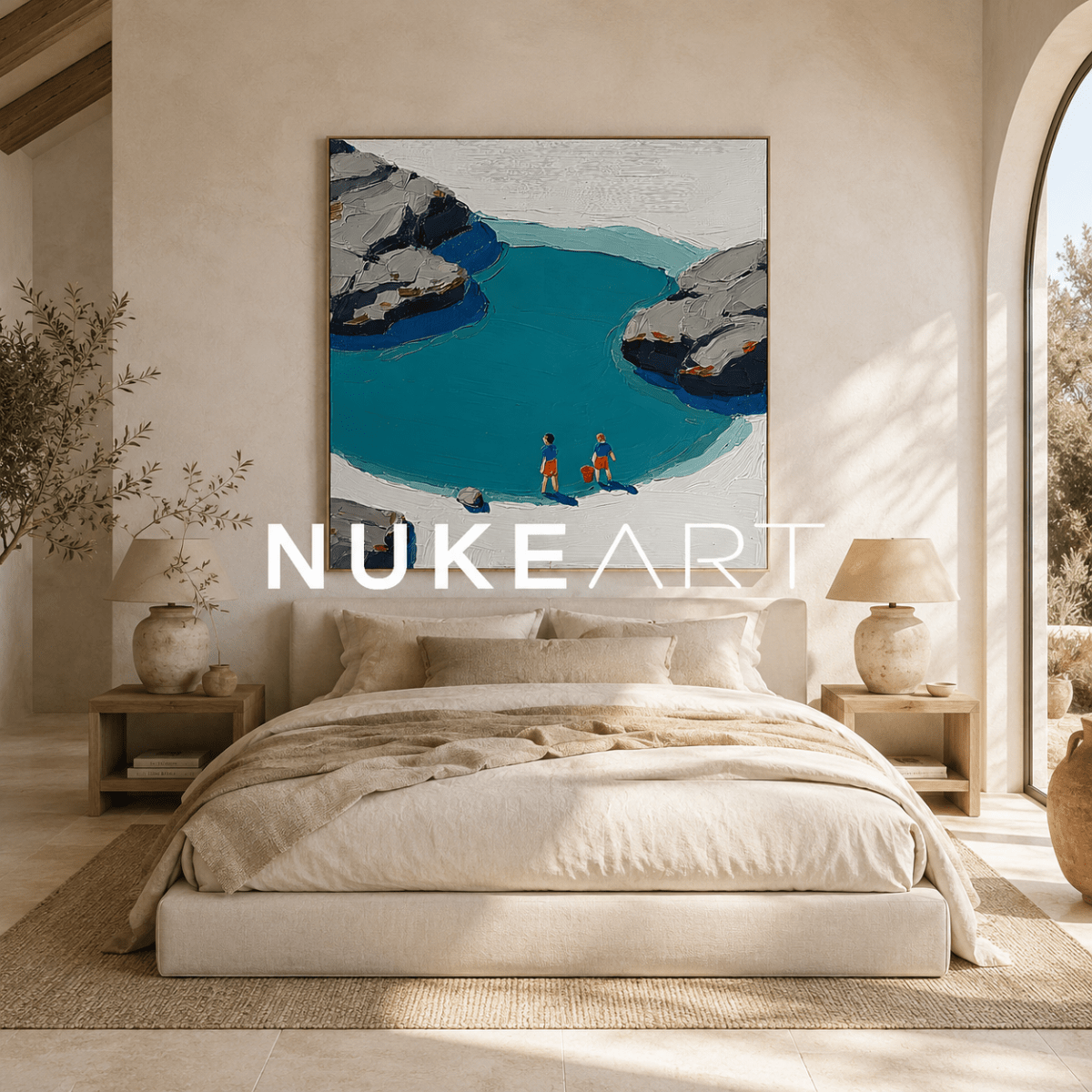Plaster Painting "Orilla Serena" - nukeart
