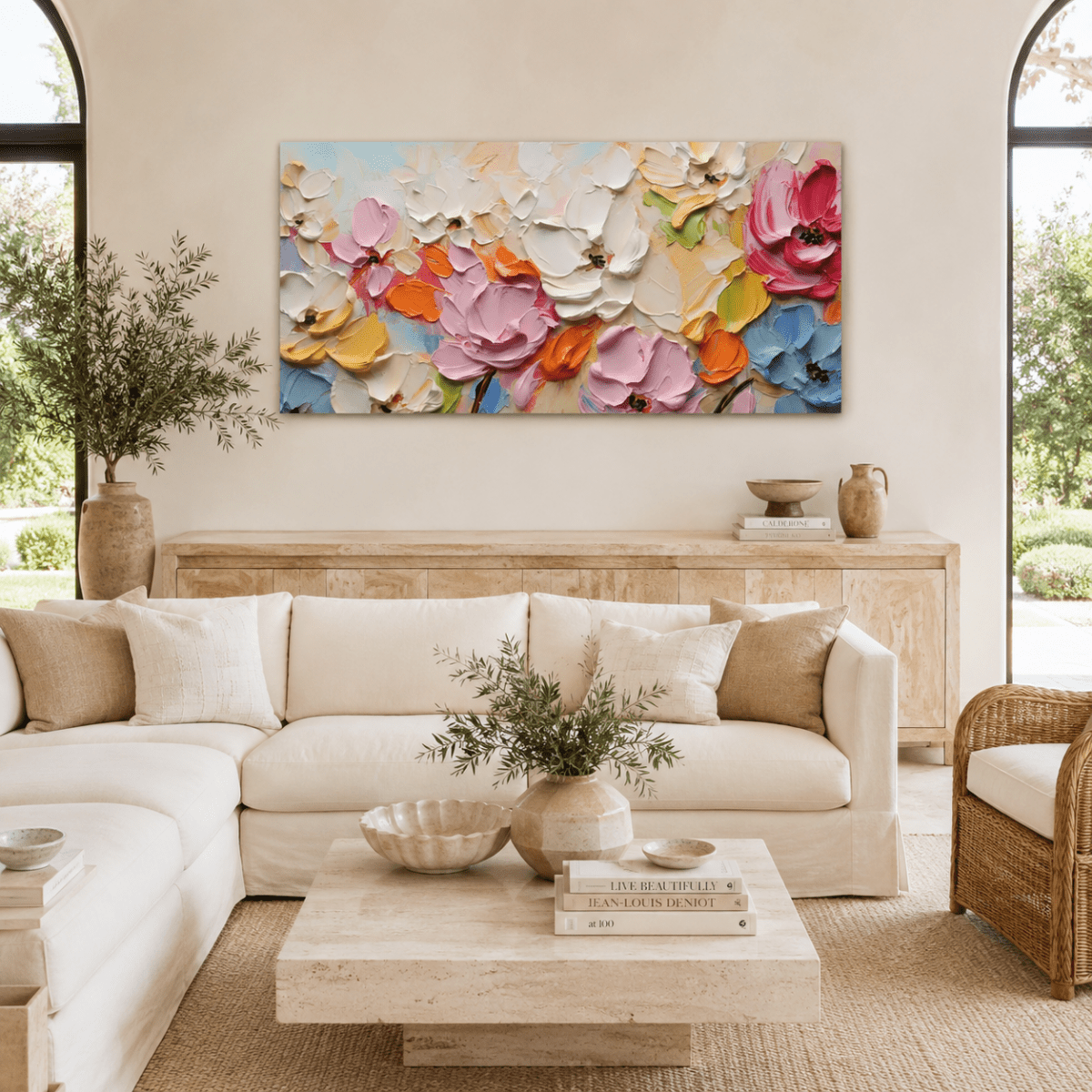 3D Textured Painting "Petal Symphony" - nukeart