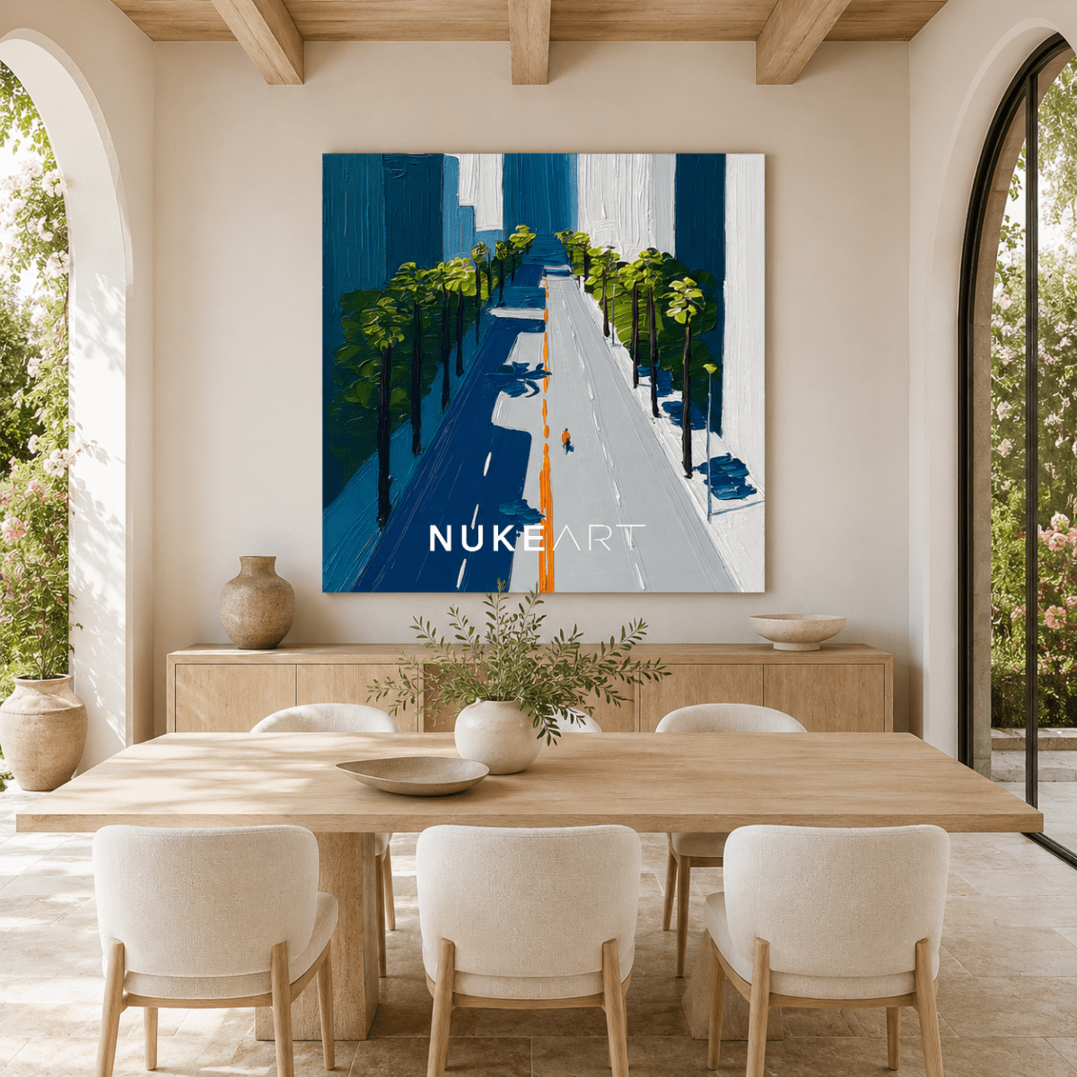 Plaster Painting "Avenida Silente" - nukeart