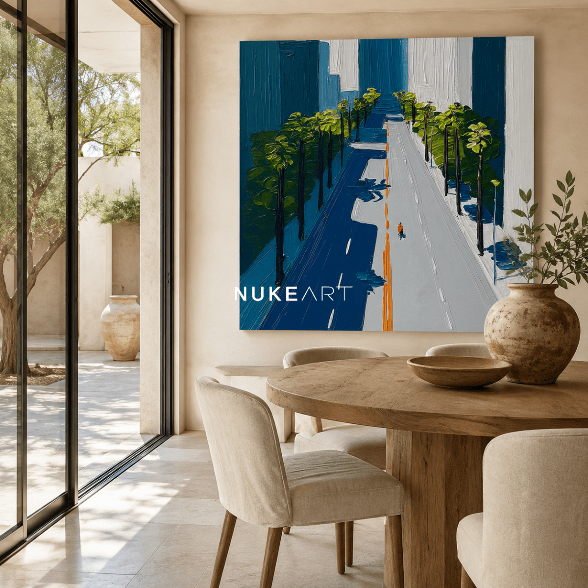 Plaster Painting "Avenida Silente" - nukeart