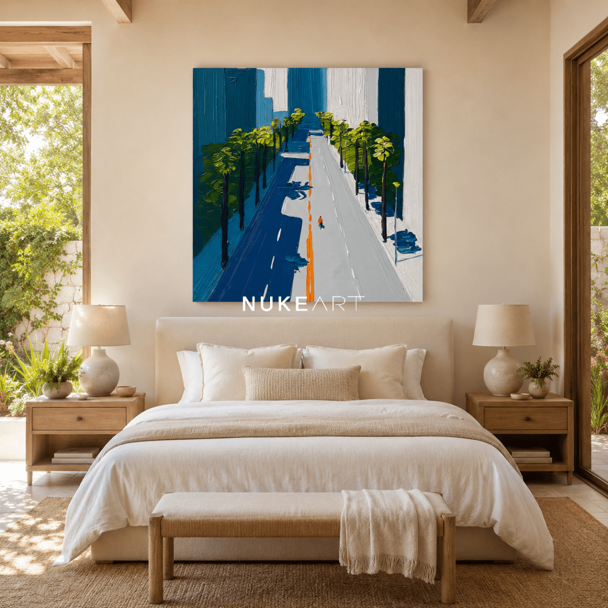 Plaster Painting "Avenida Silente" - nukeart
