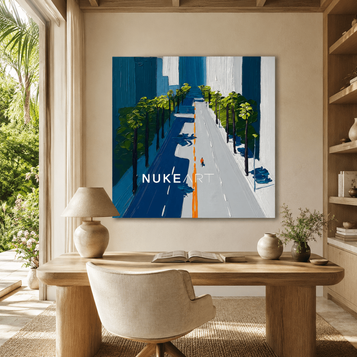 Plaster Painting "Avenida Silente" - nukeart