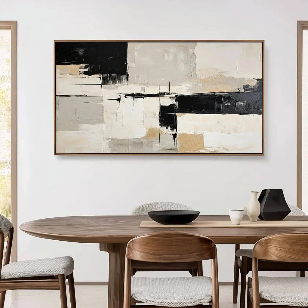 Wabi Sabi Painting "Equilibrio Silenzioso" - nukeart