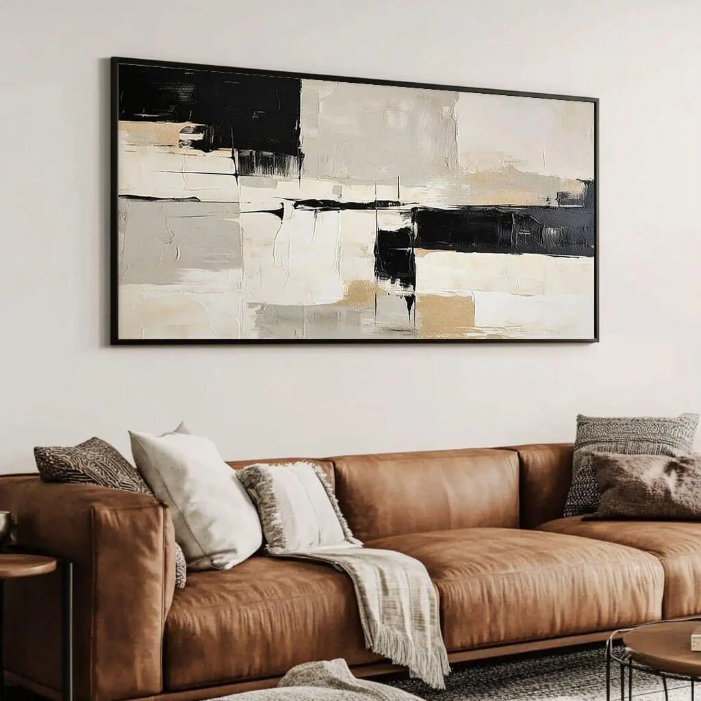 Wabi Sabi Painting "Equilibrio Silenzioso" - nukeart