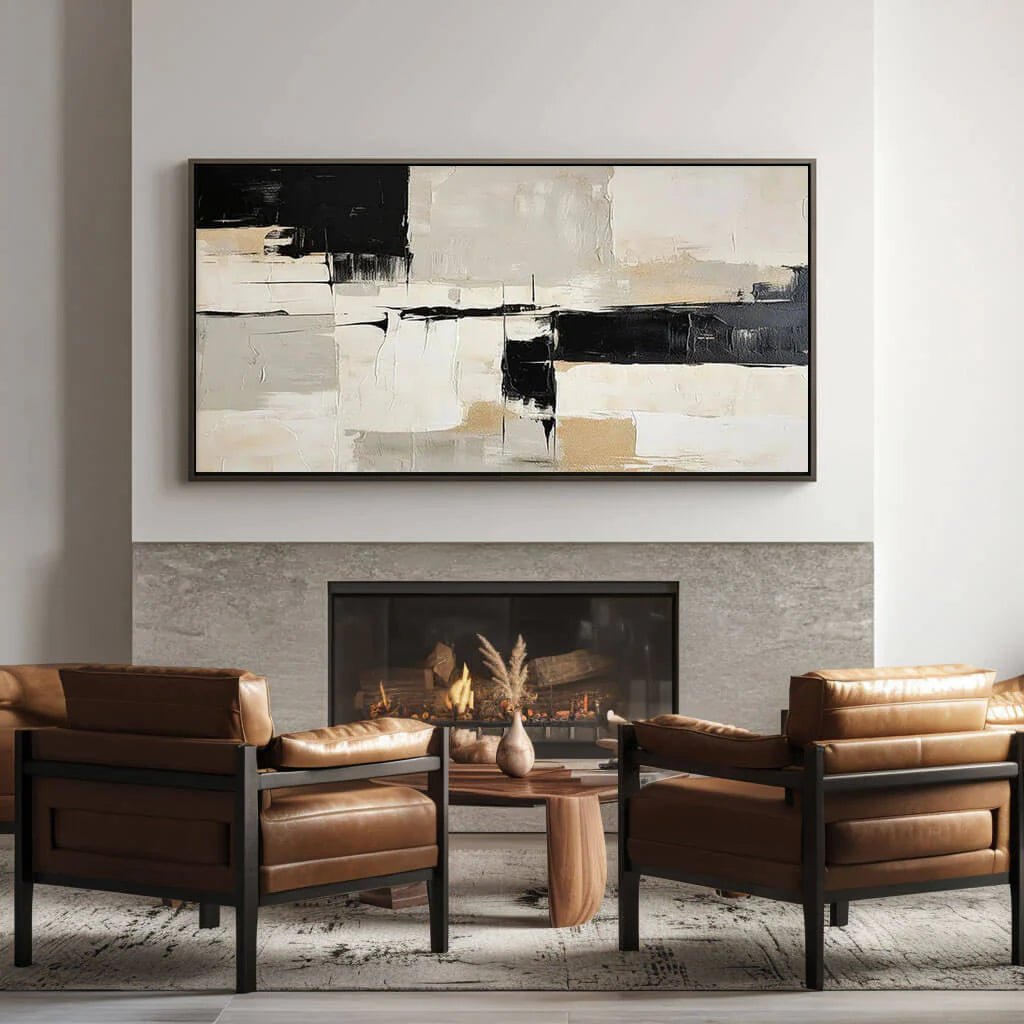 Wabi Sabi Painting "Equilibrio Silenzioso" - nukeart