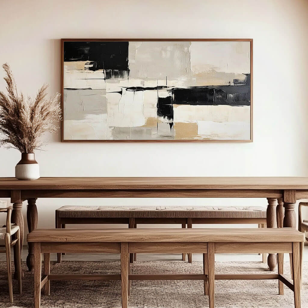 Wabi Sabi Painting "Equilibrio Silenzioso" - nukeart