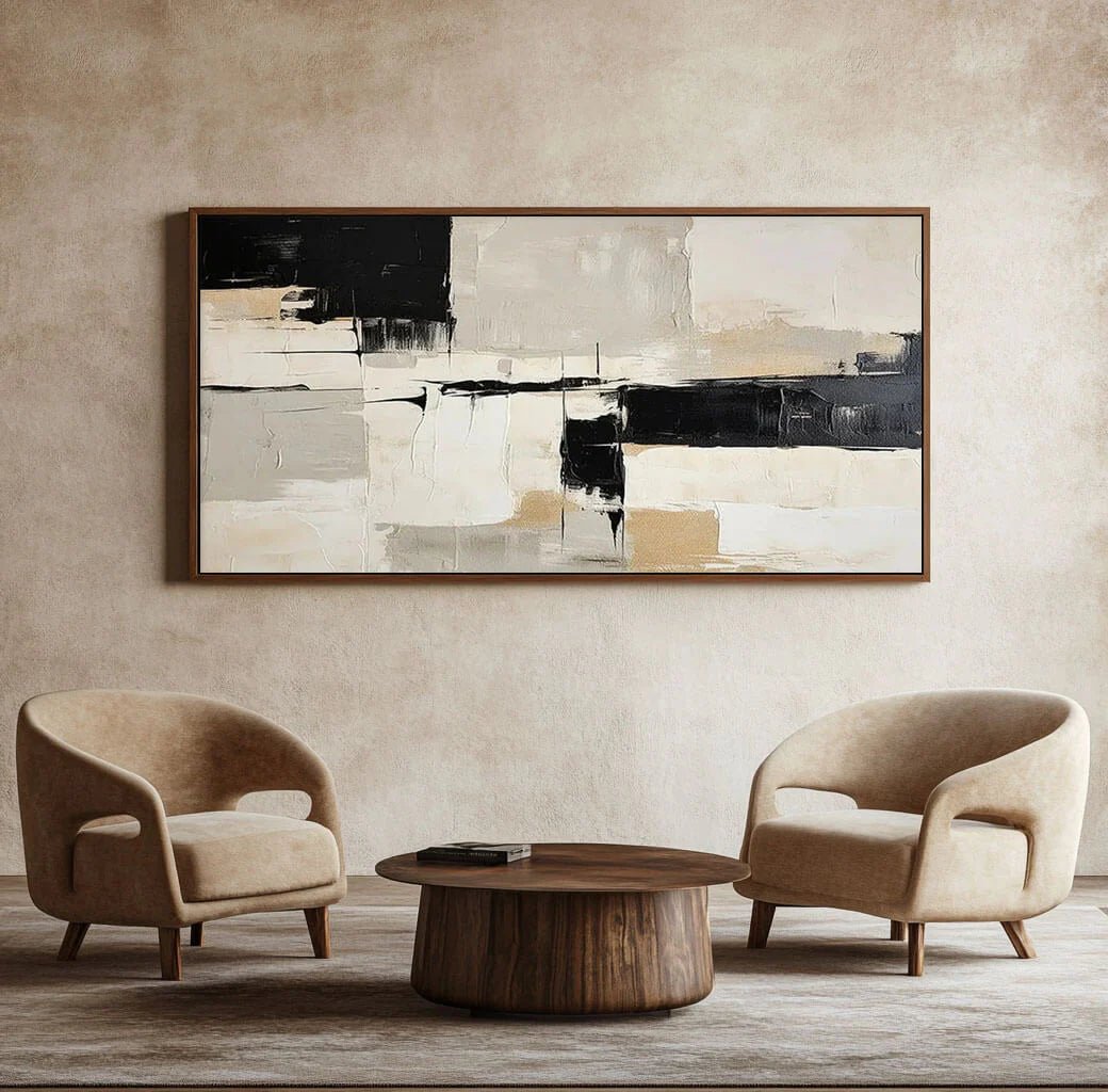 Wabi Sabi Painting "Equilibrio Silenzioso" - nukeart