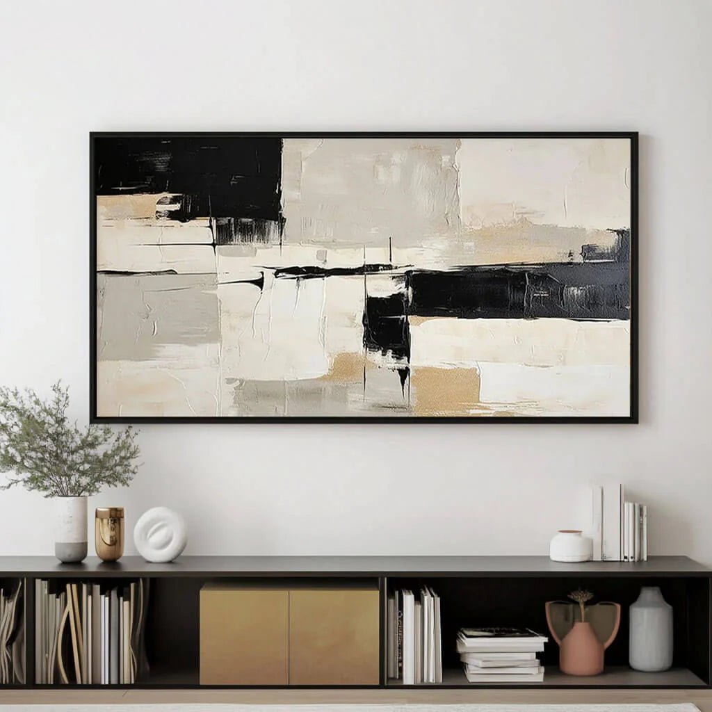 Wabi Sabi Painting "Equilibrio Silenzioso" - nukeart