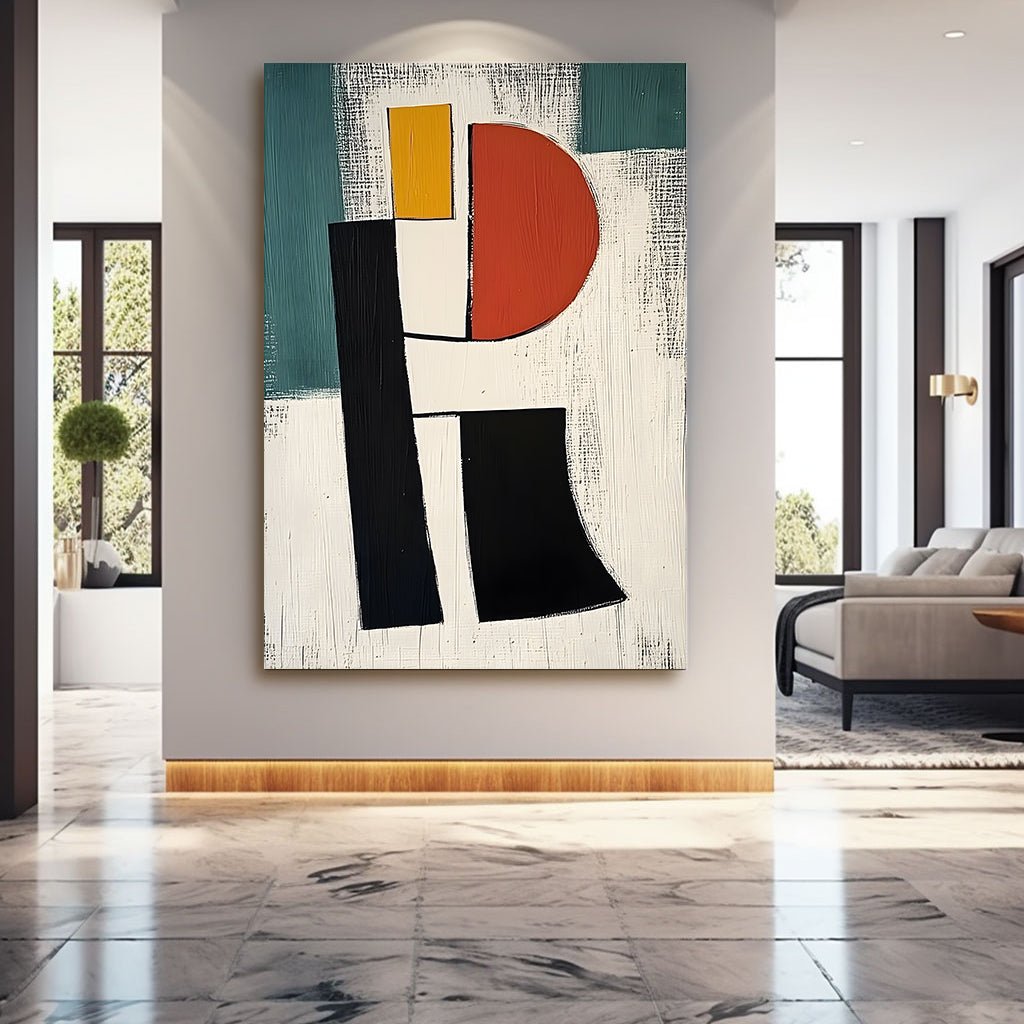 Abstract Painting "Armonía Divergente" - nukeart