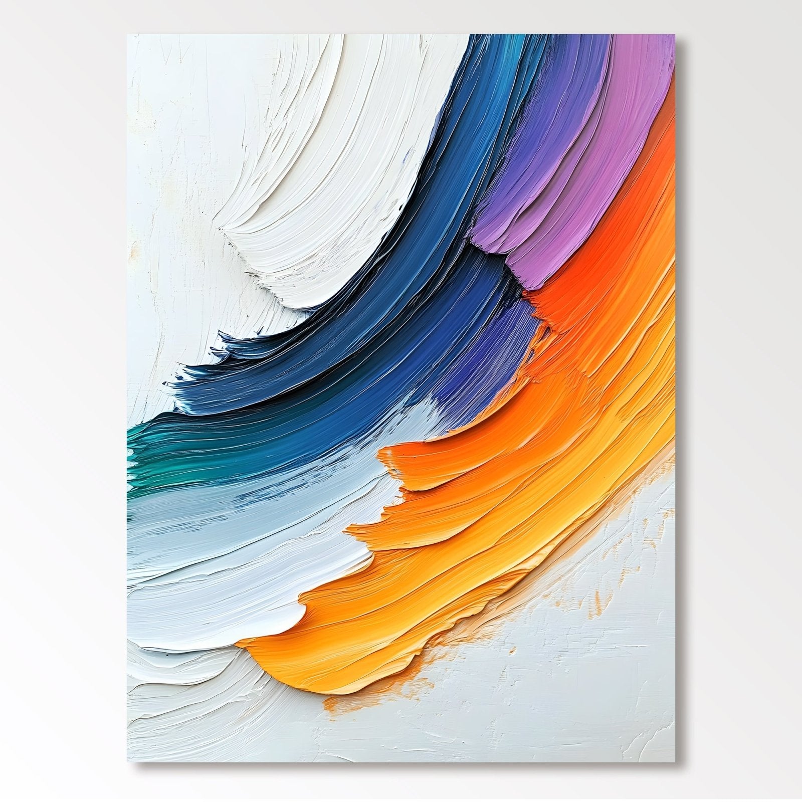 Abstract Painting "Corrientes de Color” - nukeart