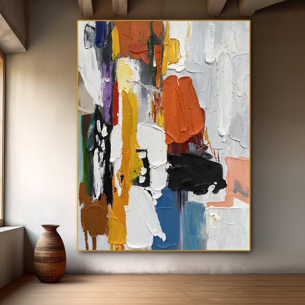 Abstract Painting "Éclats de Couleurs" - nukeart