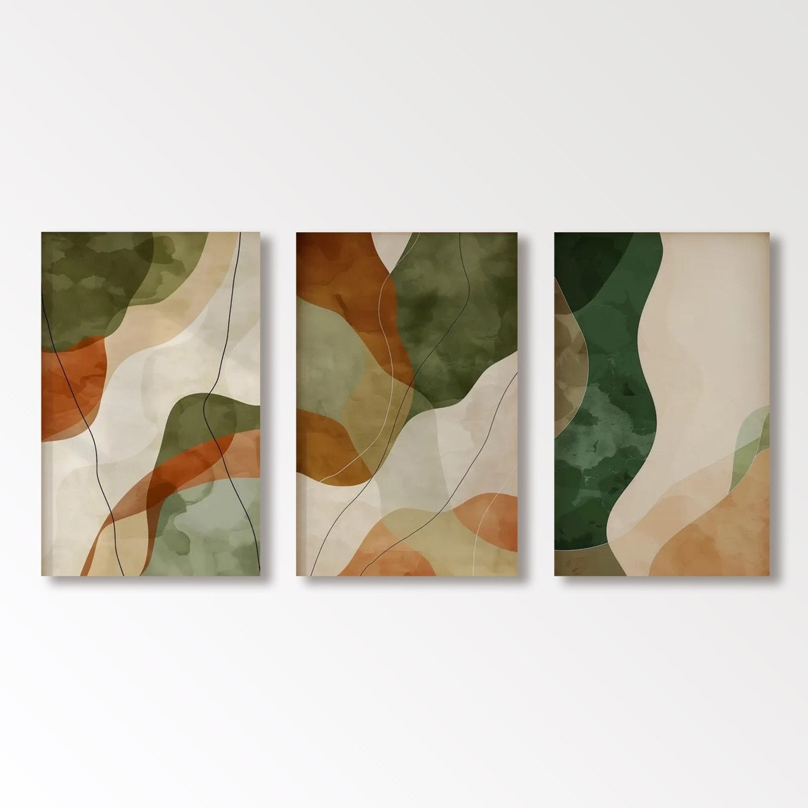 Abstract Painting "Ríos Velados" - nukeart