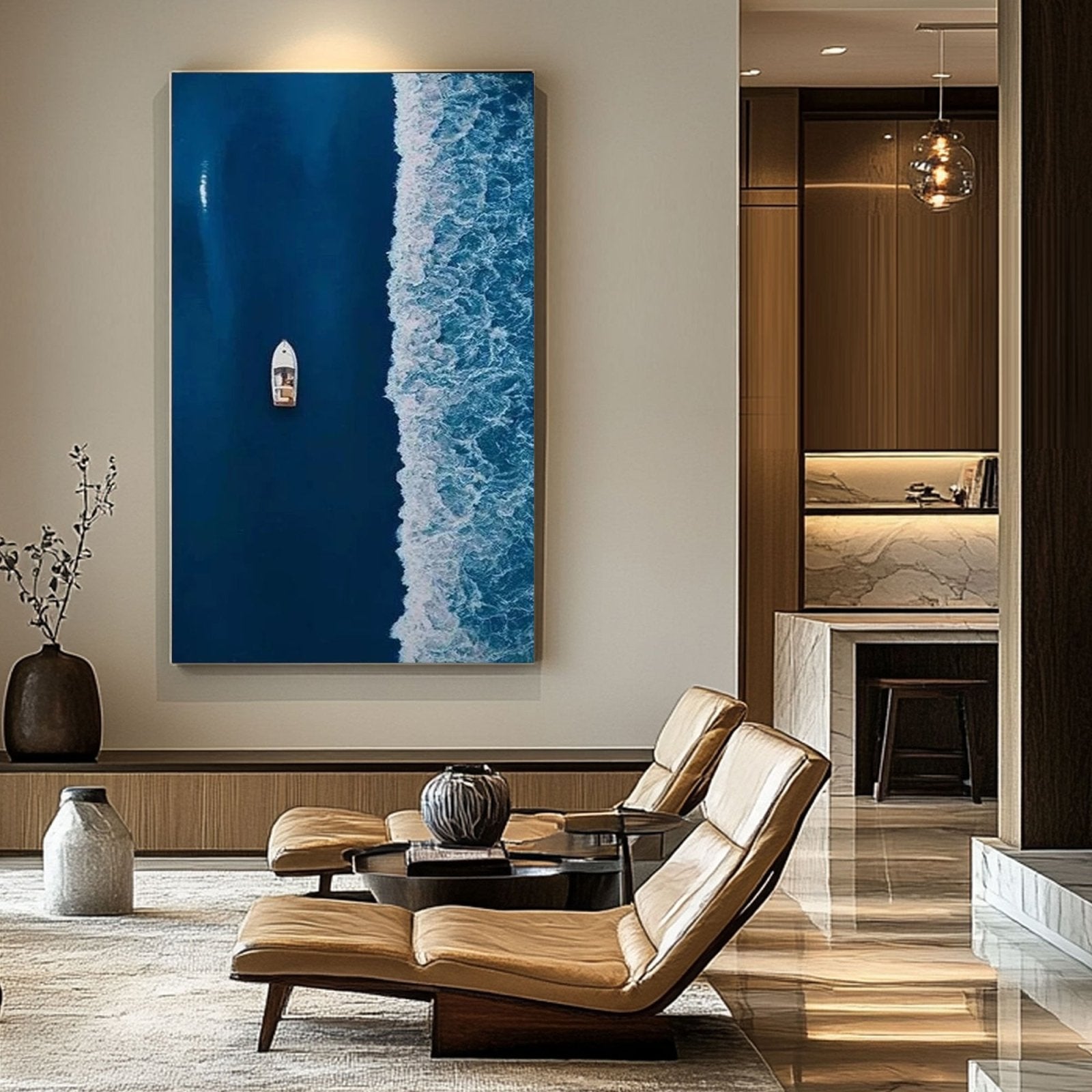 Abstract Painting "Silencio en Movimiento" - nukeart