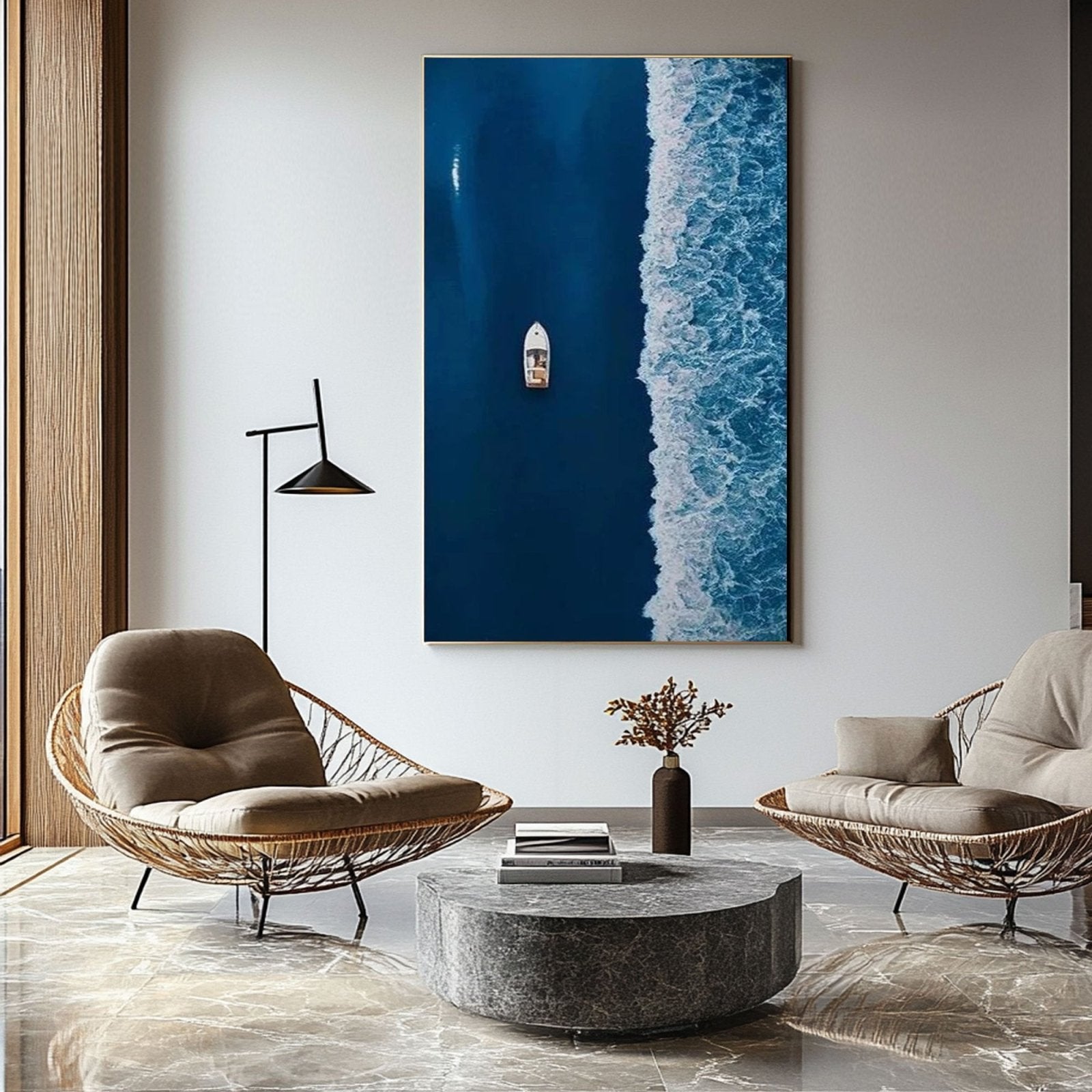 Abstract Painting "Silencio en Movimiento" - nukeart