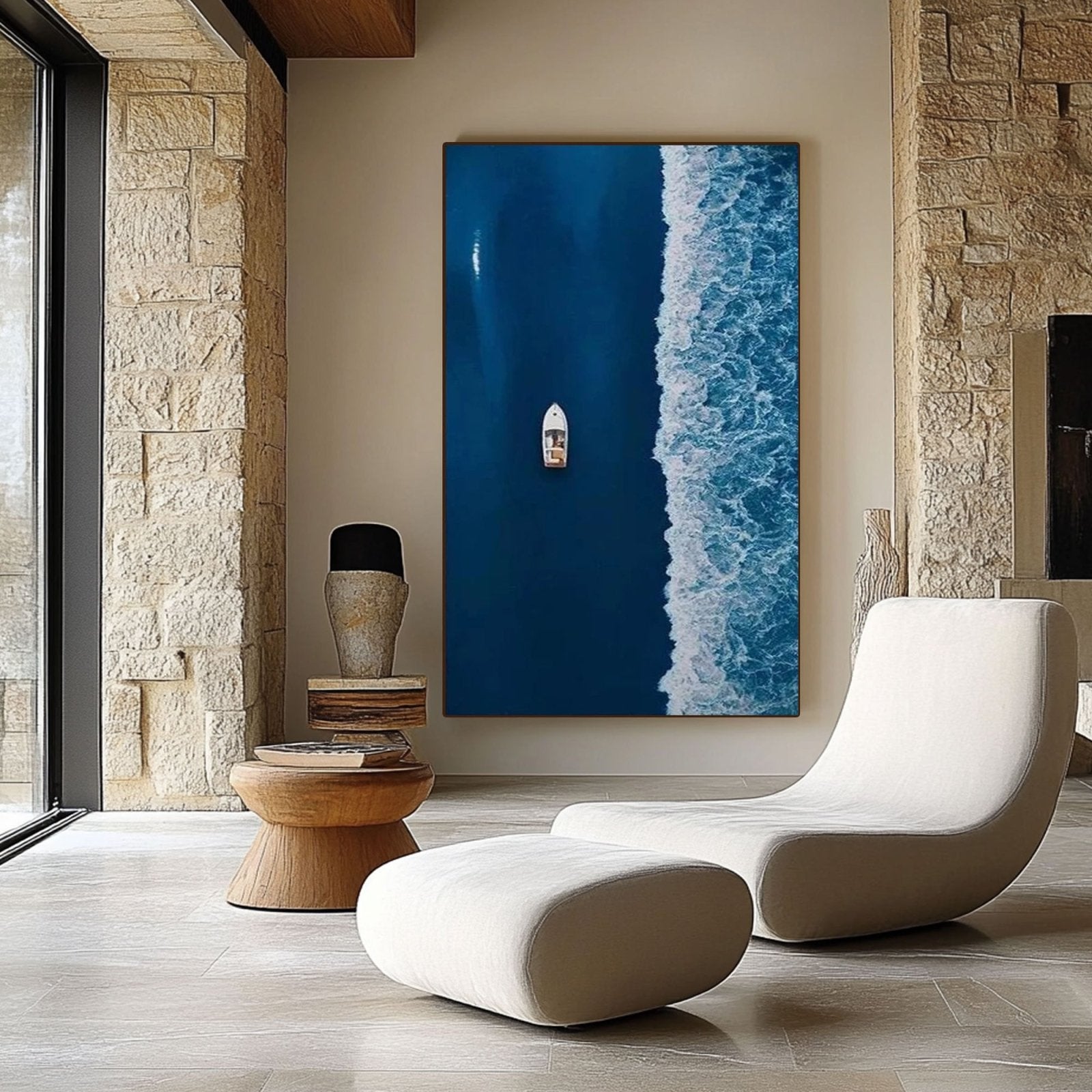 Abstract Painting "Silencio en Movimiento" - nukeart