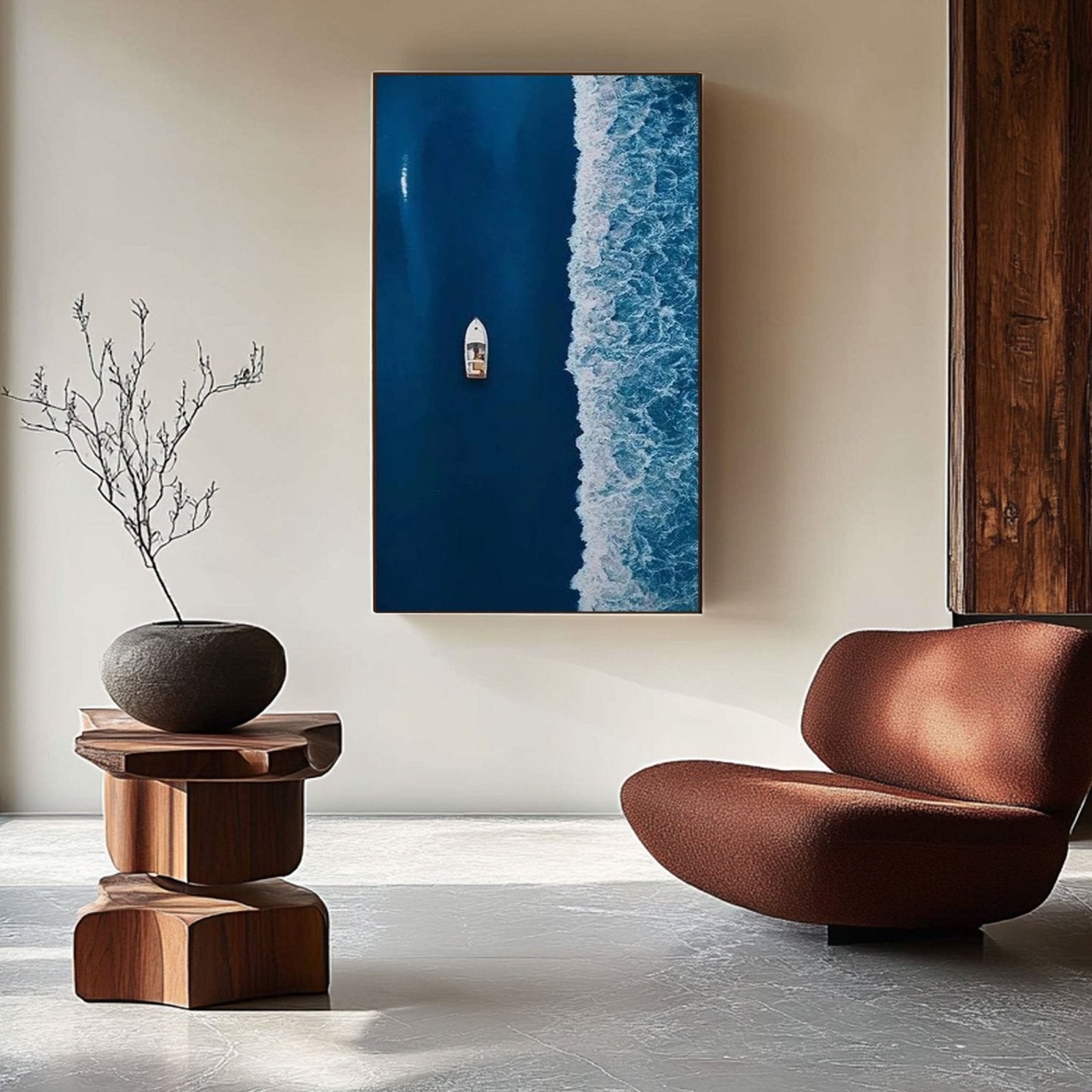 Abstract Painting "Silencio en Movimiento" - nukeart