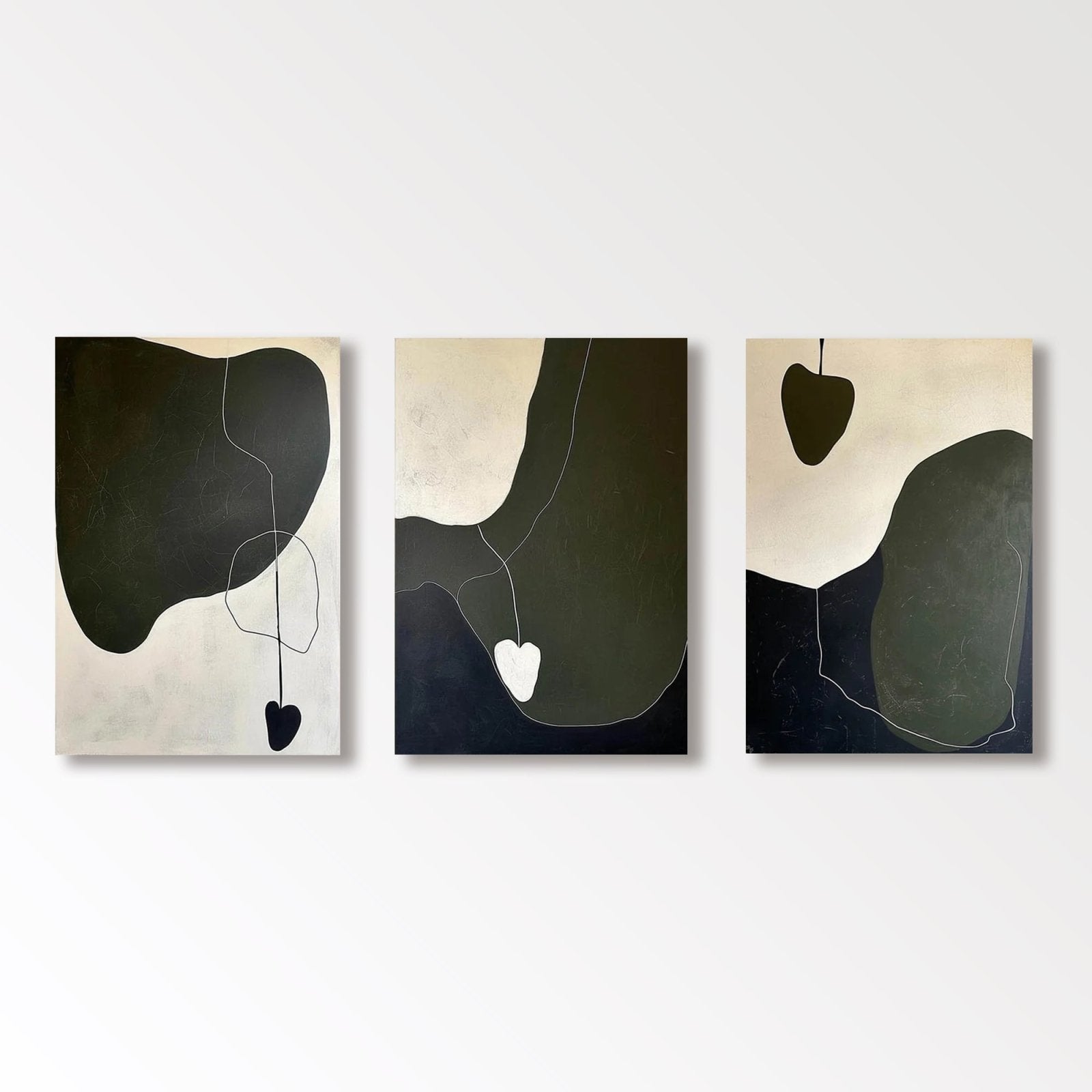 Abstract Painting "Sombras Concéntricas" - nukeart
