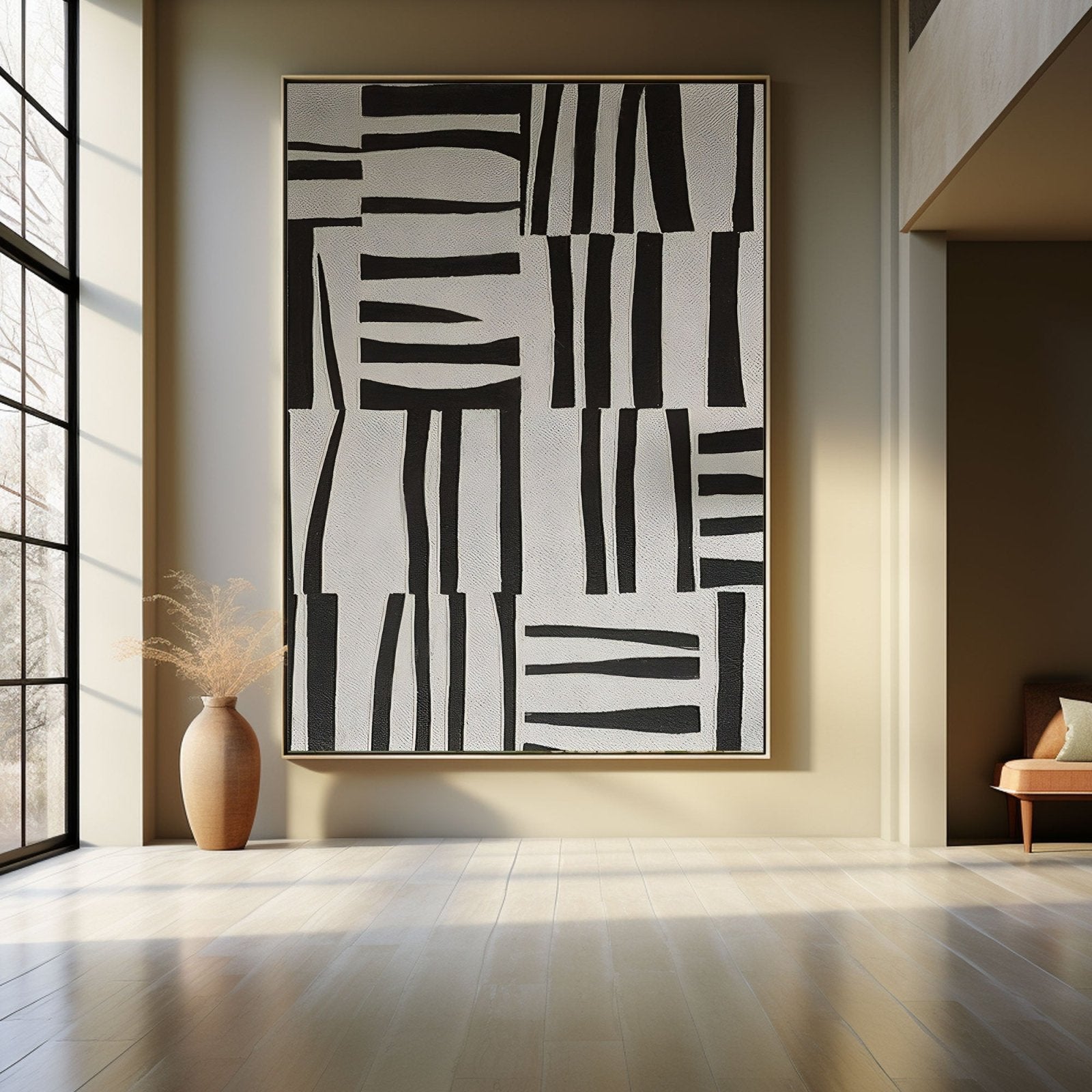 Abstract Painting "Stripes" - nukeart