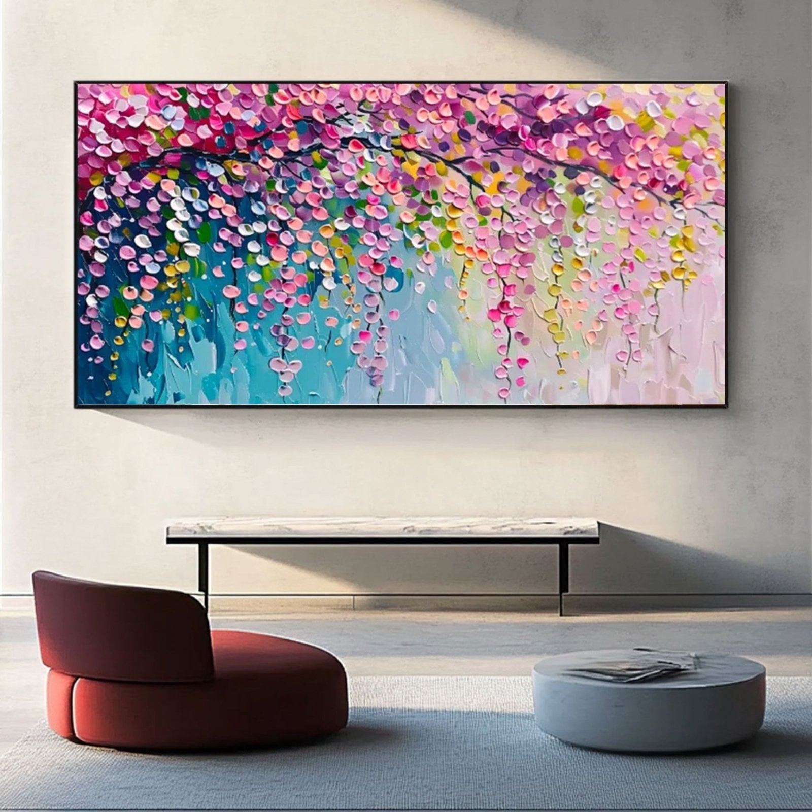 Abstract Painting "Sueño Pendiente" - nukeart