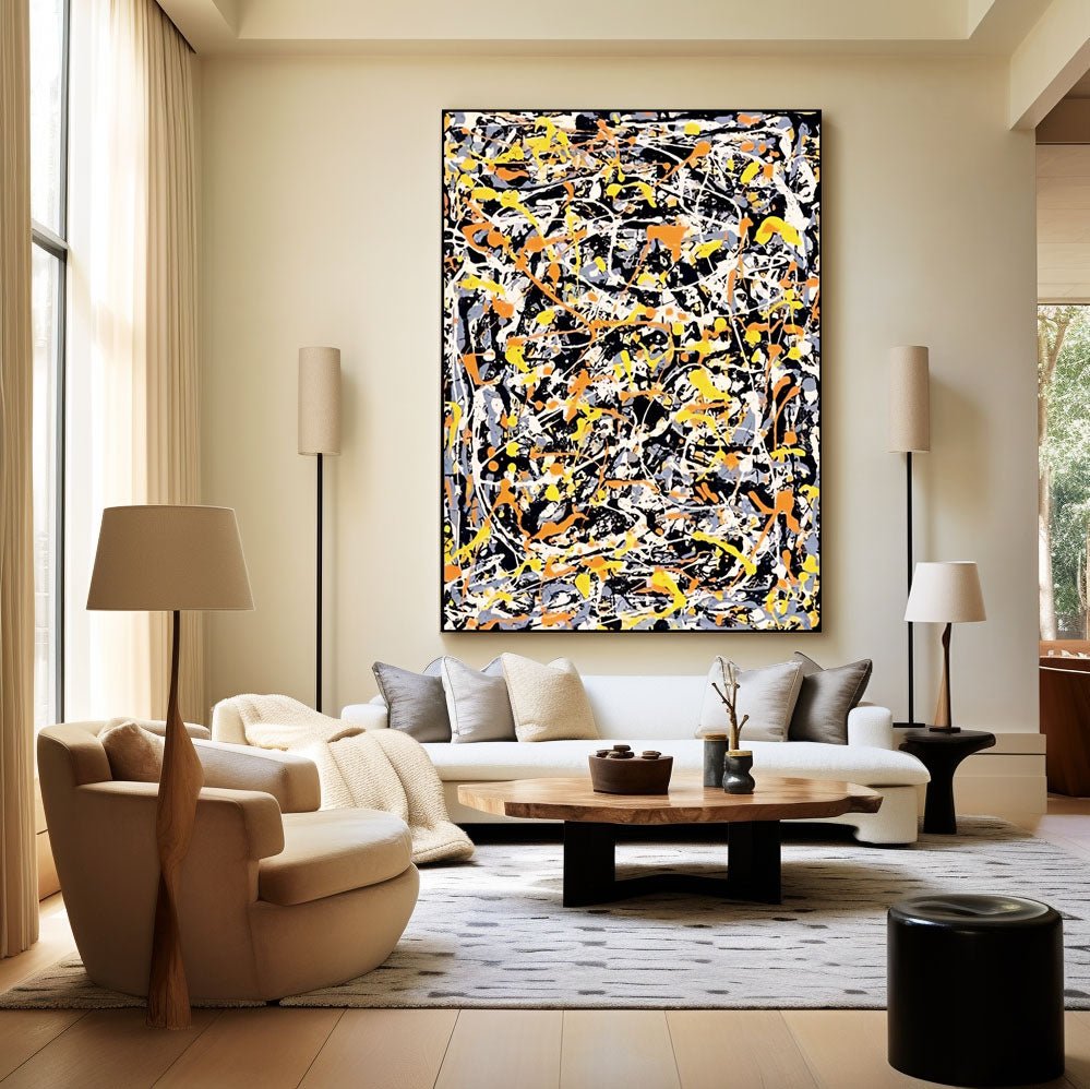 Abstract Painting "Tangled Thoughts" - nukeart