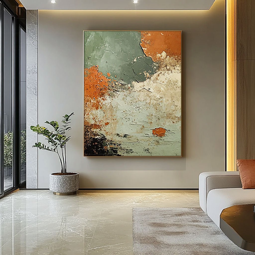 Abstract Painting "Terre Ancienne" - nukeart