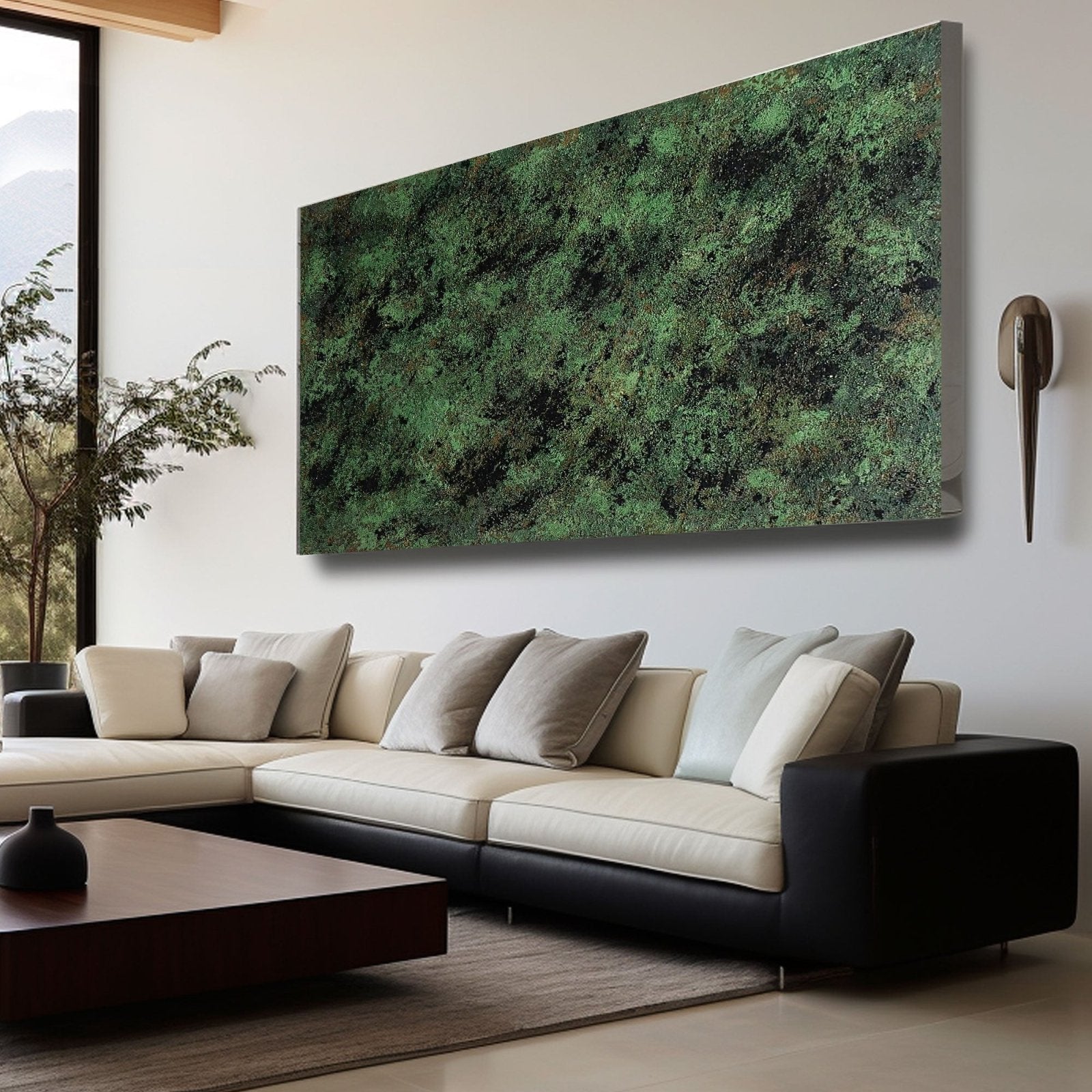 Abstract Painting "Verdant" - nukeart