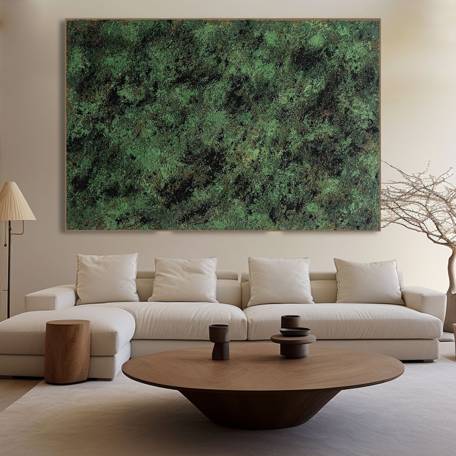 Abstract Painting "Verdant" - nukeart