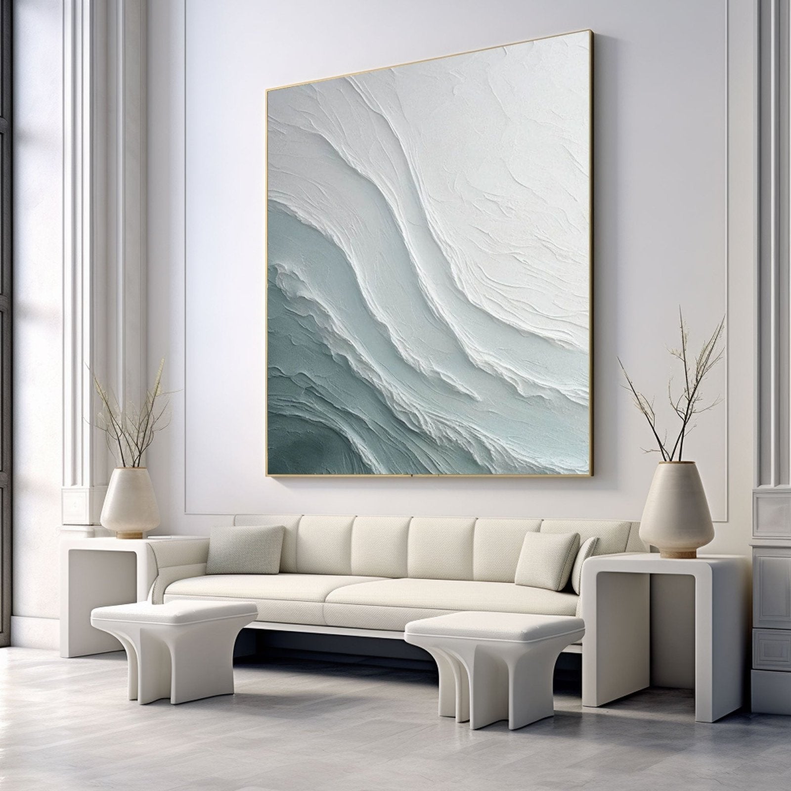 Abstract Painting "Waves" - nukeart