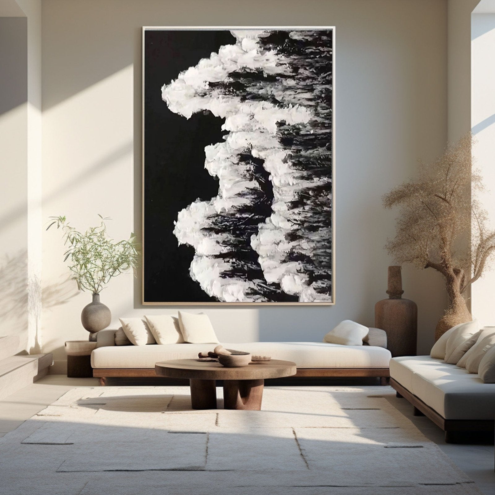 Abstract Painting "Waves" - nukeart