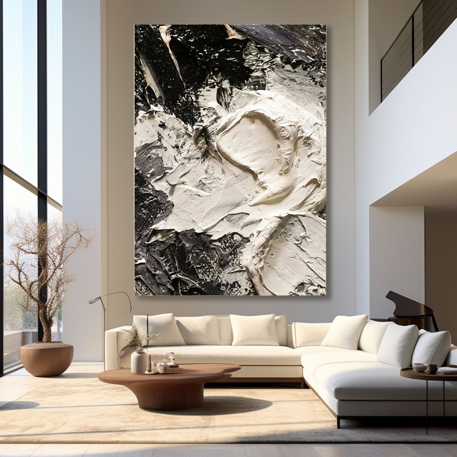 Abstract Plaster Painting "Voidia" - nukeart