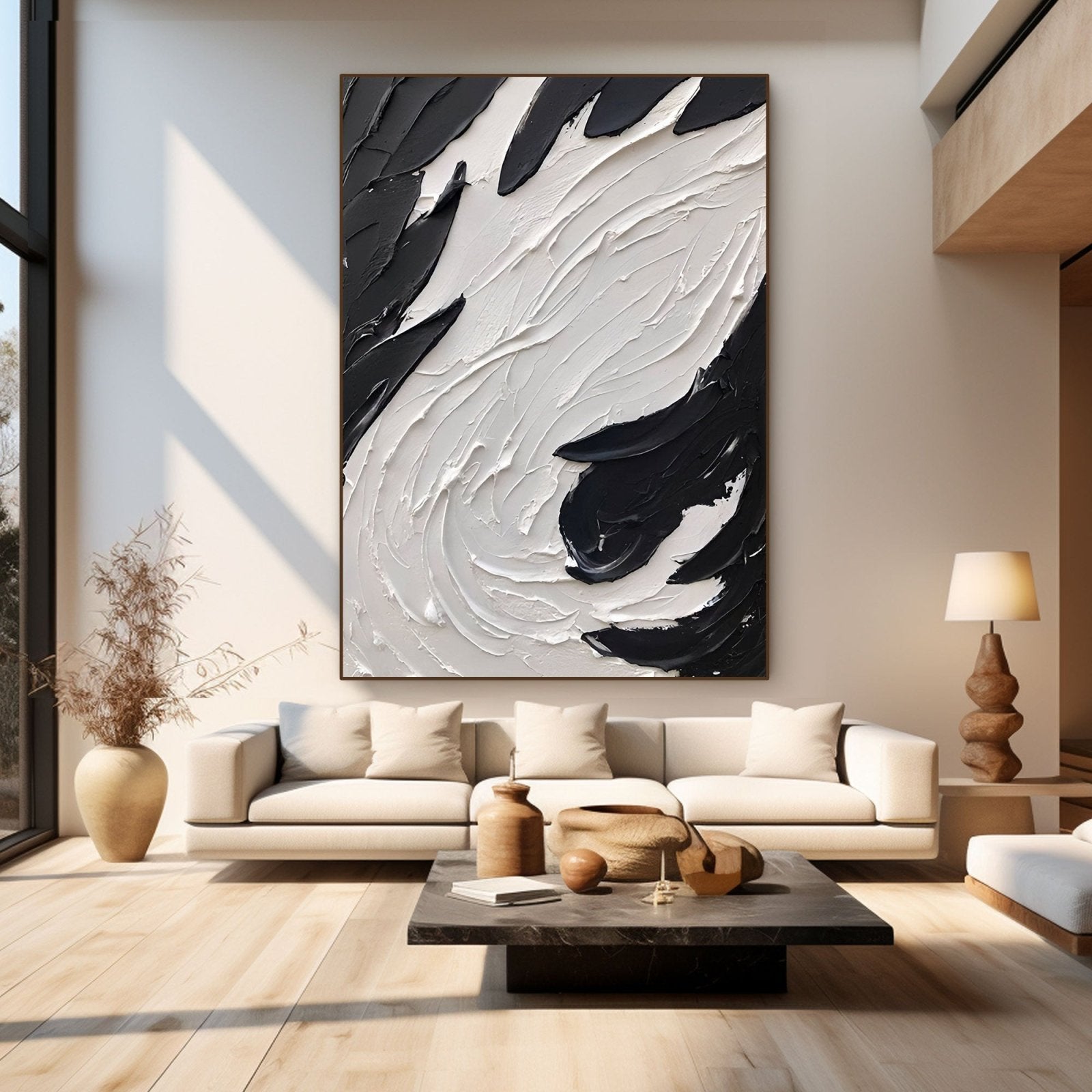 Abstract Plaster Painting "Zenith" - nukeart