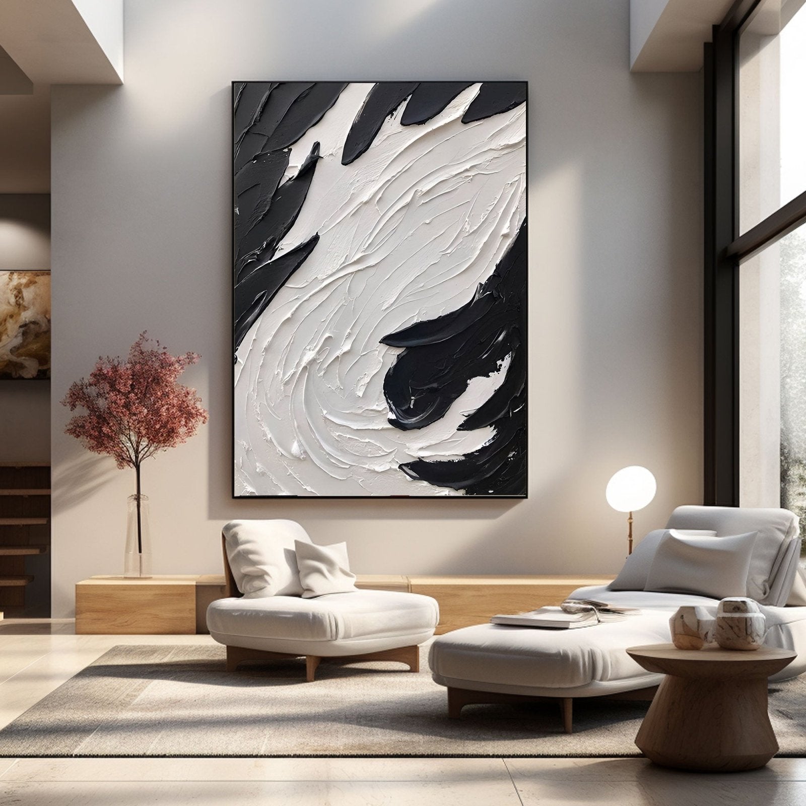 Abstract Plaster Painting "Zenith" - nukeart