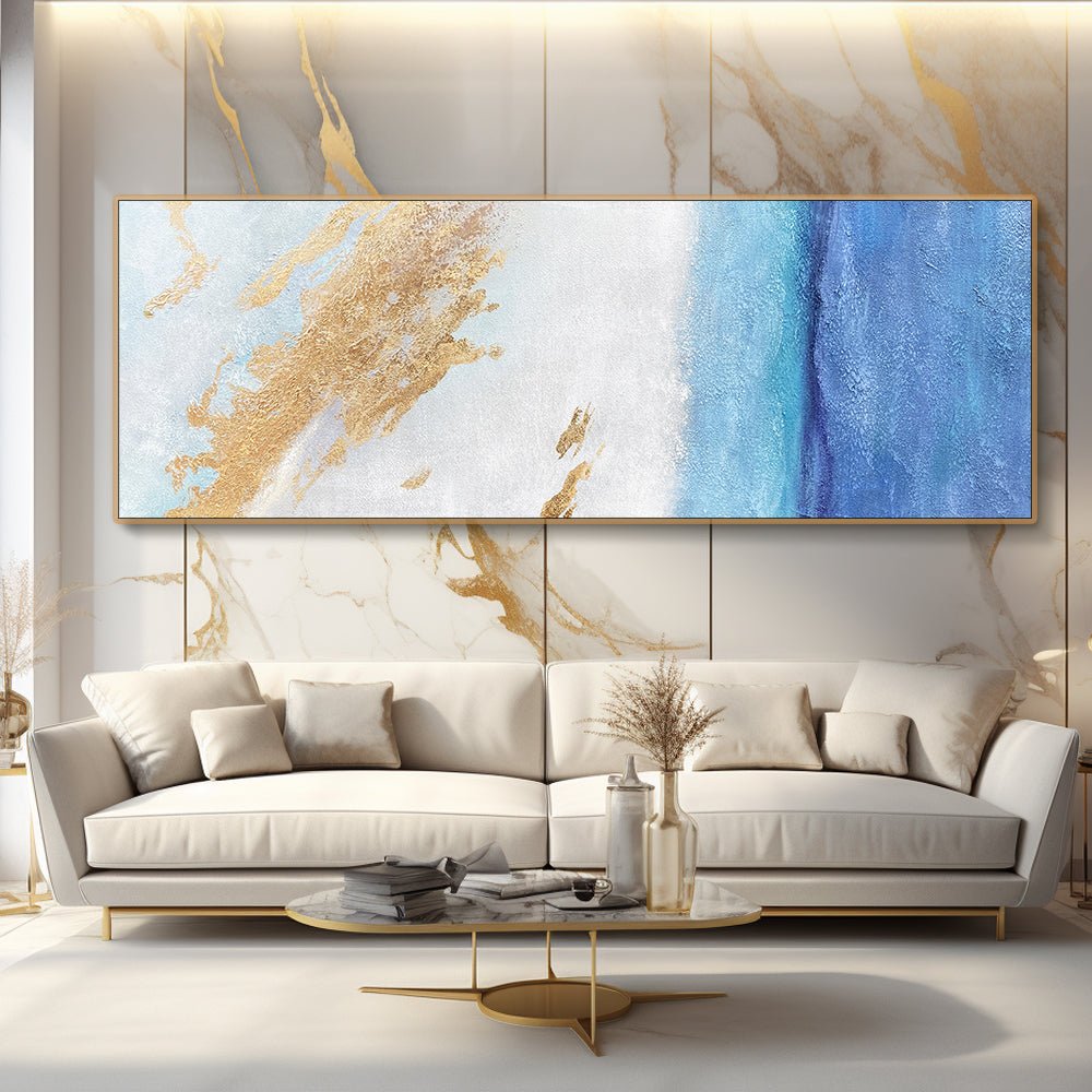 Abstract Plaster Wall Art "Luminescence" - nukeart