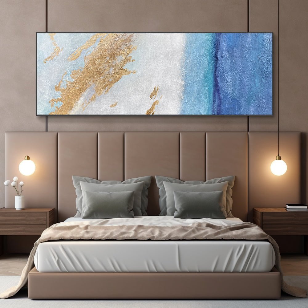 Abstract Plaster Wall Art "Luminescence" - nukeart