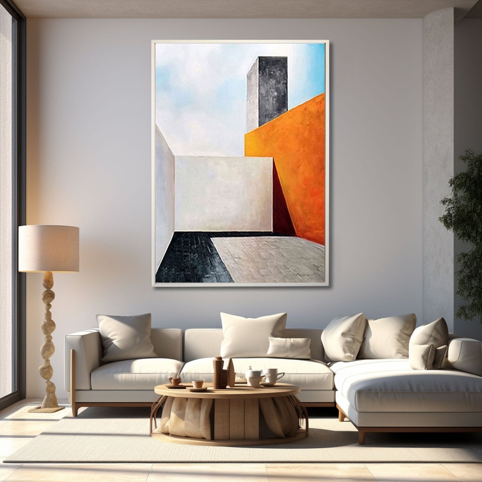 Abstract Wall Art "Urban Solitude" - nukeart