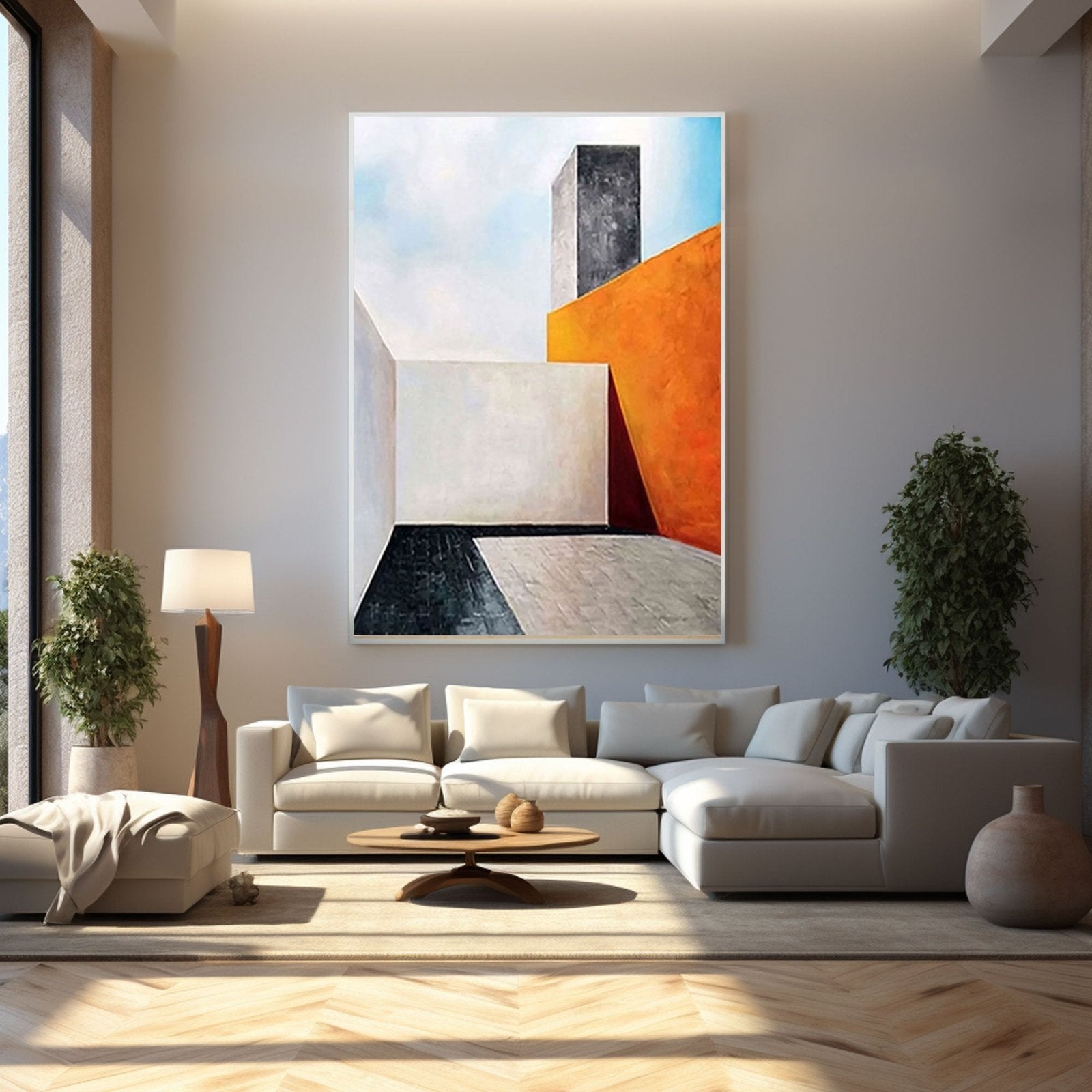 Abstract Wall Art "Urban Solitude" - nukeart