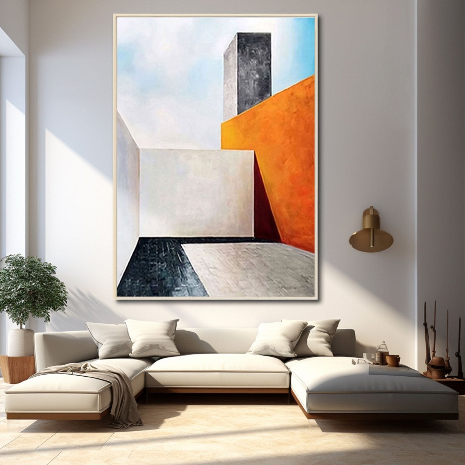 Abstract Wall Art "Urban Solitude" - nukeart