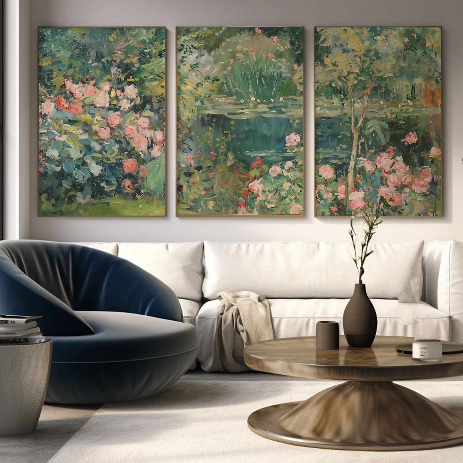 Colorful Painting "Estanque Interior" - nukeart