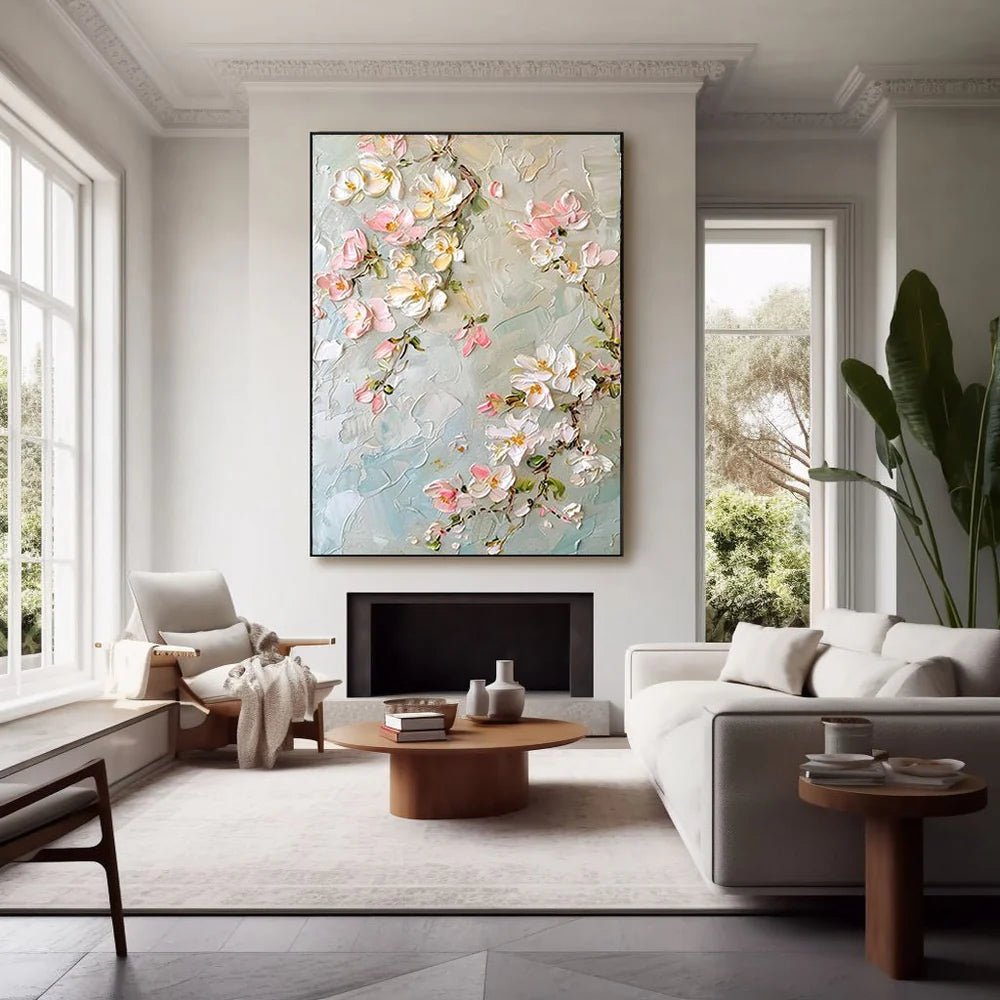 Plaster Painting "Fiori della Brezza" - nukeart